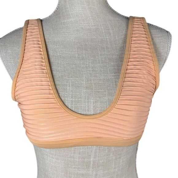 Revel Rey Peach Pleat Francis Bikini Top - Picture 2 of 6